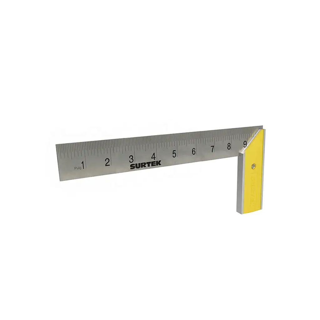 ESCUADRA P/CARPINTERO MANGO ZAMAC 10" PZA