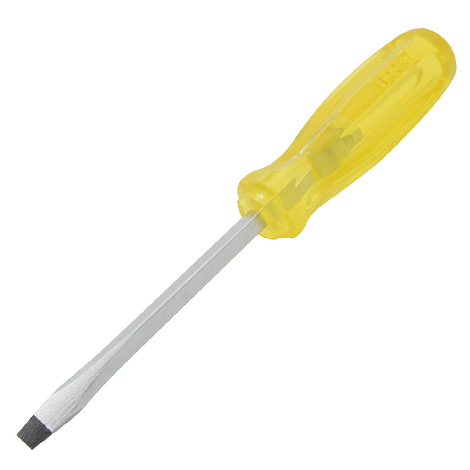 DESTORNILLADOR 3/8" X 8" PLANO BARRA CUADRADA PZA
