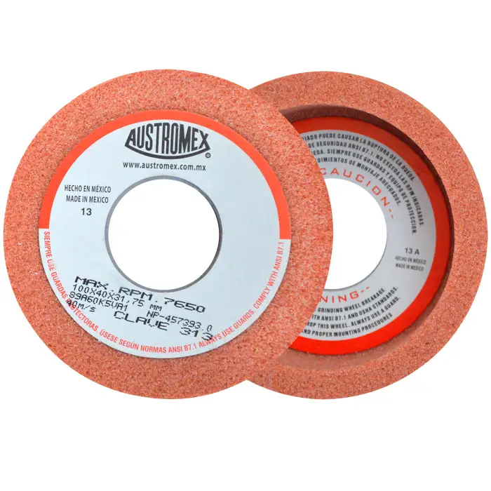 COPA PARA ESMERIL 4 X 1-1/2 X 1-1/4 G60 AFILADO NARANJA 89A60