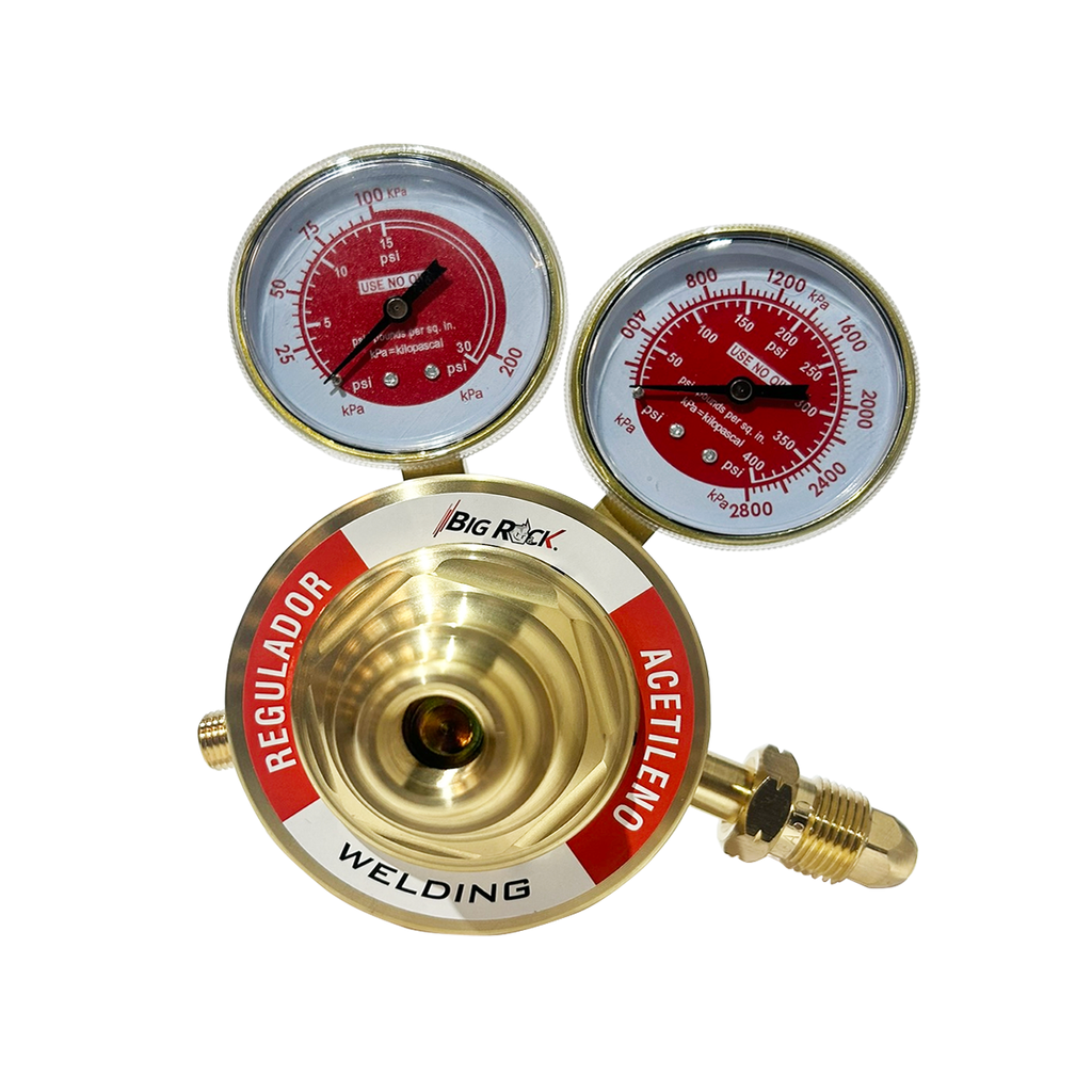REGULADOR DE ACETILENO PARA TRABAJO PESADO