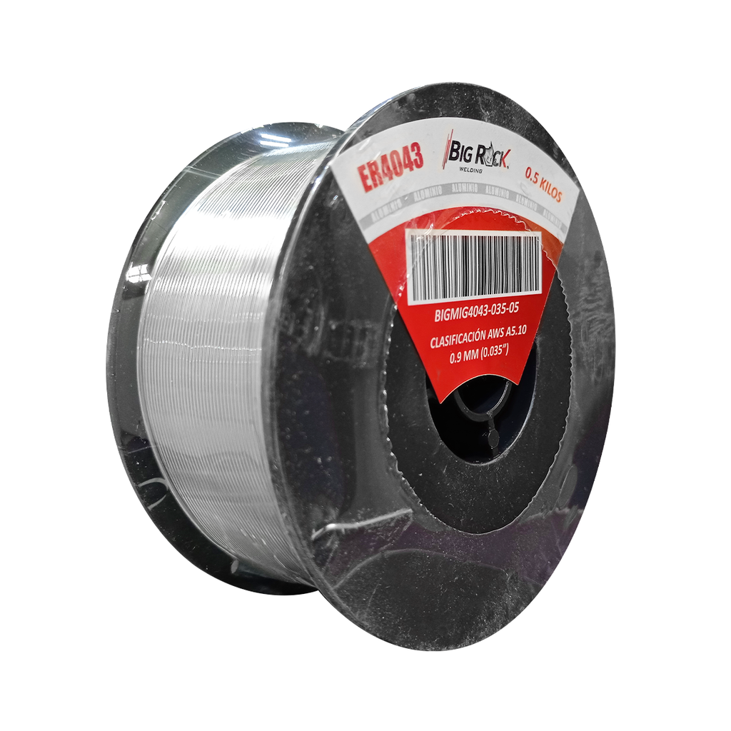 SOLDADURA MICROALAMBRE 4043 .035 ALUMINIO (500G)