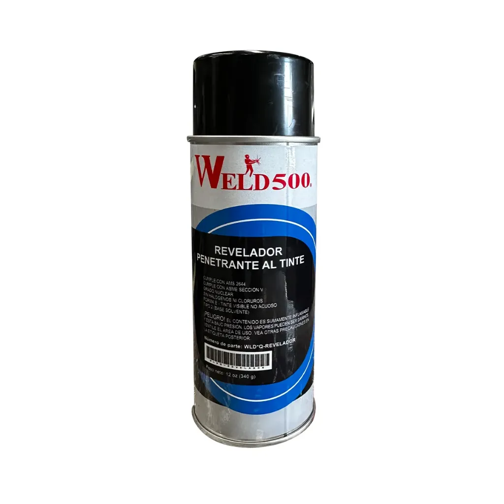 LIQUIDO REVELADOR PENETRANTE AL TINTE AEROSOL 16OZ