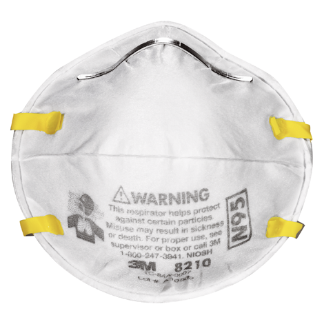 [3M-8210] MASCARILLA TIPO CONCHA REFORZADA 3M MOD-8210