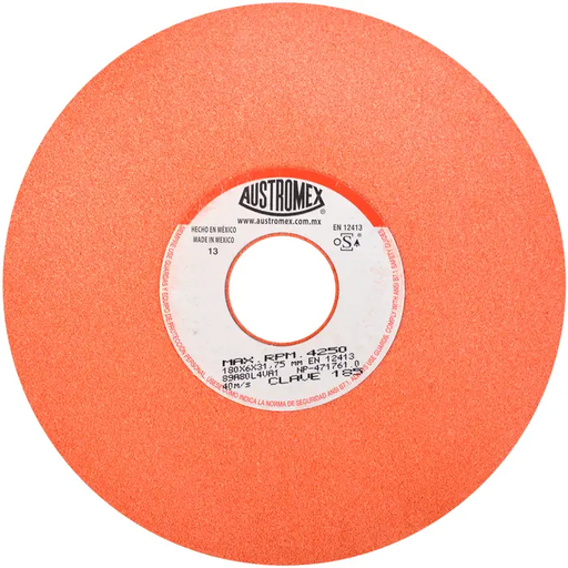 [AUS185] RUEDA T-1 7X1/4X1 1/4 89A80 AFILADO METAL