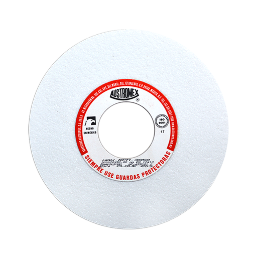 [AUS203] RUEDA T-1 200X20X50.8 89A60 BLANCA