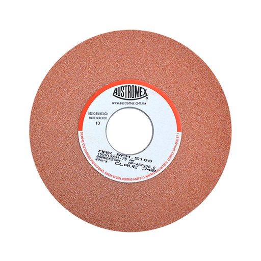 [AUS348] RUEDA VITRIFICADA PARA ESMERILADO DE ACERO 6"X1/2"X1-1/4"