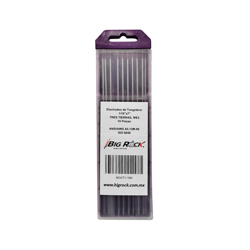 [BIGVT1-16M] VARILLA TUNGSTENO 1/16X7 TRES TIERRAS