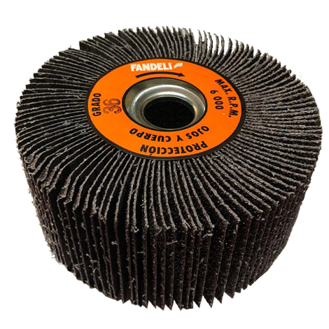 [FAN9033] RUEDA FLAP 6 X 3 X 1 X-88 GRANO 36 PZA