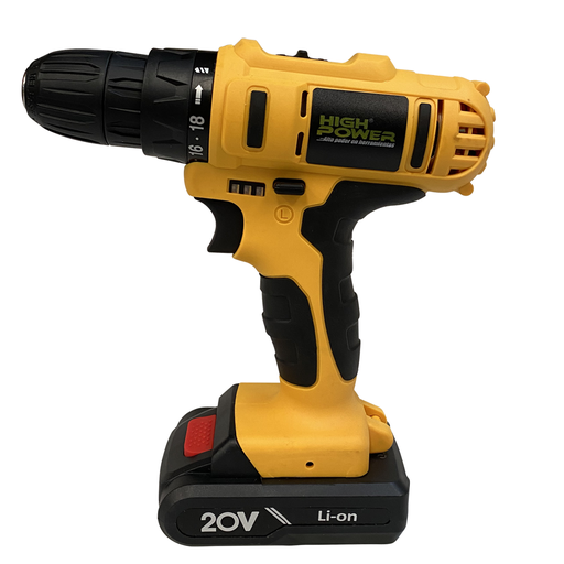 [HIGRI-2015HP] TALADRO INALAMBRICO 3/8" 1300 RPM 20V HIGH POWER RI-2015HP