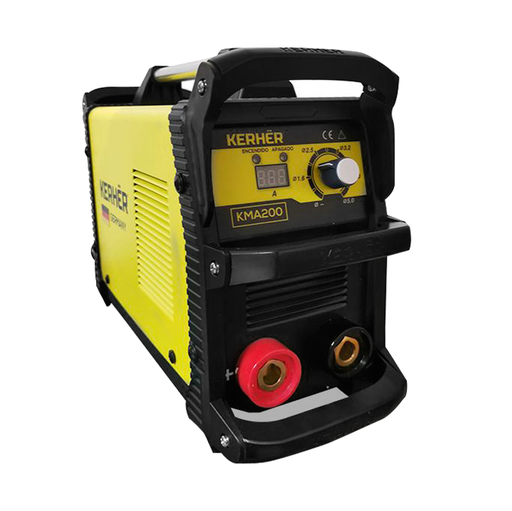 [KERKMA200] SOLDADORA INVERSOR 200A 110/220V MMA KMA200 AMARILLA KERHER