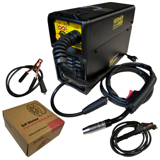 [KERKMI120PRO] SOLDADORA INVERSOR MIG/TIG/MMA 110/220V 120A CAP ROLLO 1KG