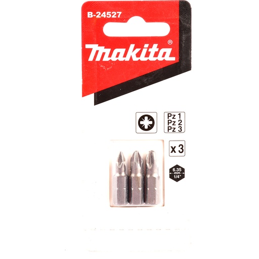 [MAKB24511] JGO. DE 3 PUNTAS PHILLIPS #1, 2 ,3 X 1" DE LARGO