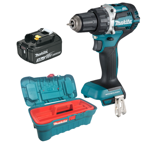 [MAKDDF484SFA] TALADRO/ATORNILLADOR 1/2 18V VVR 0-500/2000RPM BATERIA Y CARGADOR