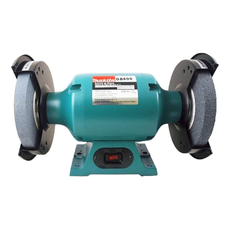 [MAKGB800] ESMERIL DE BANCO 8" 3/4 HP 2850 RPM PZA