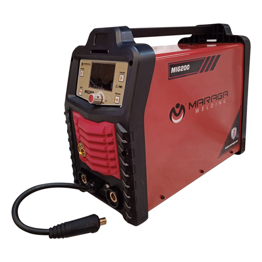 [MARMW-MIG200] SOLDADORA INVERSOR MIG/ELECTRODO/TIG 200 AMP 110/220V LCD