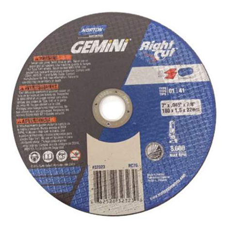 [NOR32323] DISCO DE CORTE 7" X 1/16" X 7/8" EVO INOX