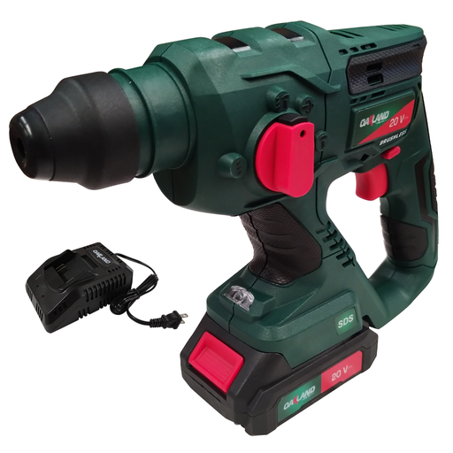 [OAKMP-1100KIT] ROTOMARTILLO SDS 13/32" 20V Li-Ion 1-8J 4900GPM 3F (BAT/CAR