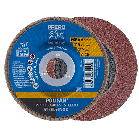 [PFE444559] DISCO LAMINADO T-29 DE 4-1/2" X 7/8" G. OA-40 POLIFAN