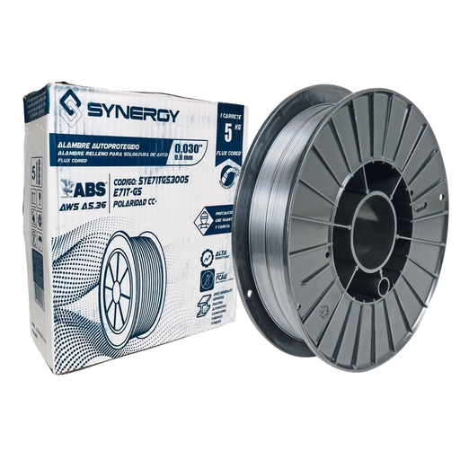 [SYNE71TGS-3005] SOLDADURA TUBULAR 0.030" E71T-GS FLUXCORE 5KG