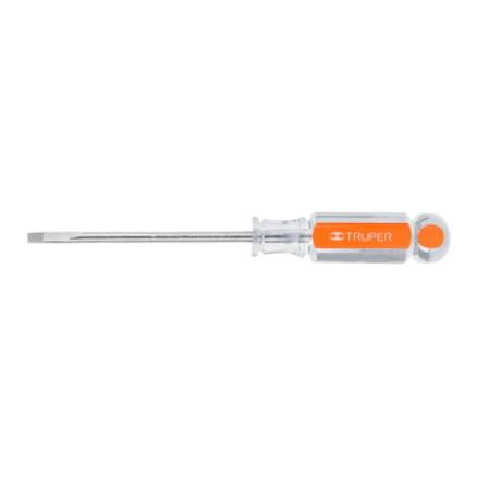 [TRUDG-3/16X4] DESARMADOR CABINET 3/16" X 4" MANGO DE ACETATO (14032)