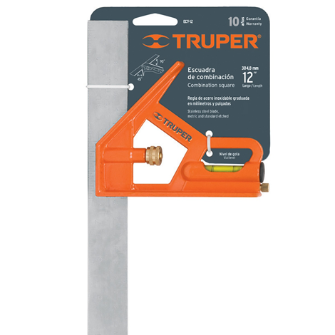 [TRUECT-12] ESCUADRA DE COMBINACION 12" PROFESIONAL (14380) PZA