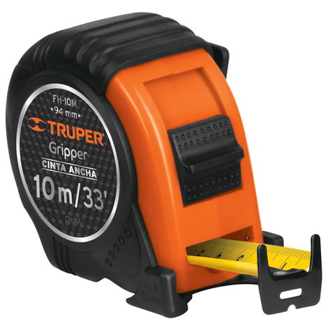 [TRUFH-10M] FLEXOMETRO 10 MTS CONTRA IMPACTOS (14582) PZA