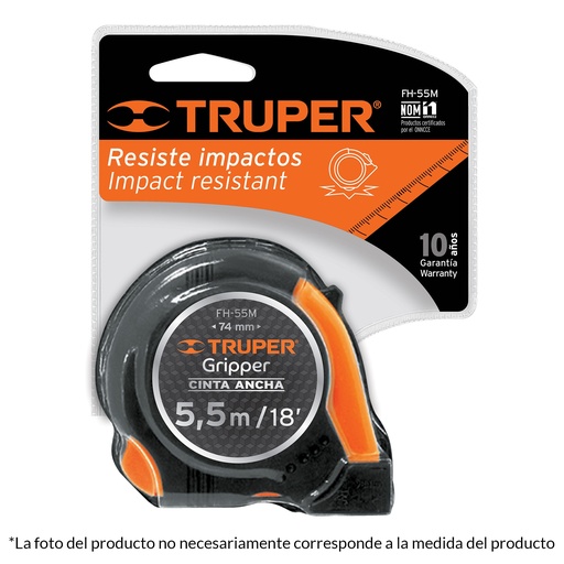 [TRUFH-3M] FLEXOMETRO 3 MTS CONTRA IMPACTOS ( 14577 )