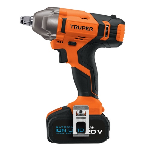 [TRULIMI-20A] LLAVE DE IMPACTO INALAMBRICA 1/2" 20V 3250GPM BAT/CAR 101607