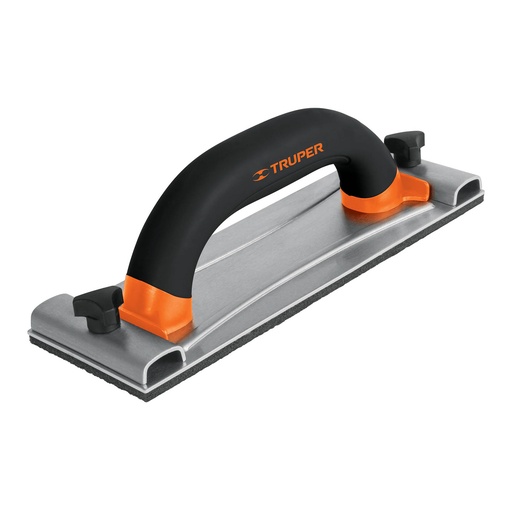[TRUPOLI-9] LIJADORA MANUAL 9" BASE ALUMINIO C/ESPONJA 1/3 HOJA (100436)