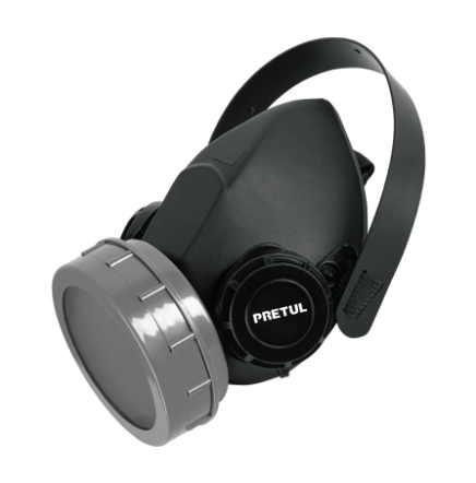 [TRURES-1-P] RESPIRADOR SIN CARTUCHO 1 FILTRO (23390)