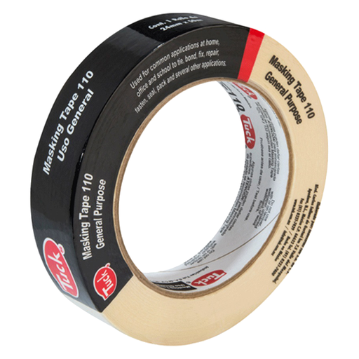[TUK110-24X50] CINTA MASKING TAPE 1" X 50 MTS (25MM) (T4 101020)
