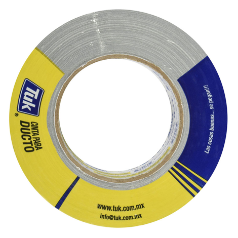 [TUK93T-2X50] CINTA PARA DUCTOS 2" X 50 MTS (PLATEADA) (T4 659317)