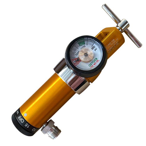 [WETOPL-821] REGULADOR OXIGENO MEDICINAL CH CGA-870 1/4-15LPM P/HUMIDIF