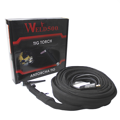 [WLD26FV-25-2SK] ANTORCHA TIG 26 200A 25FT FLEXIBLE VALVULA CONEXION 1/2 RAPIDA