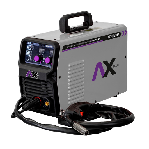 [AXTEM102] SOLDADORA INVERSOR 100 A 110V MIG/ELECTRODO CAP 1 KG