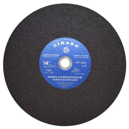 [CIN8052] DISCO DE CORTE 14"X7/64"X1"(320 X 2.8 X 25.4)A24 CARBOR INOX