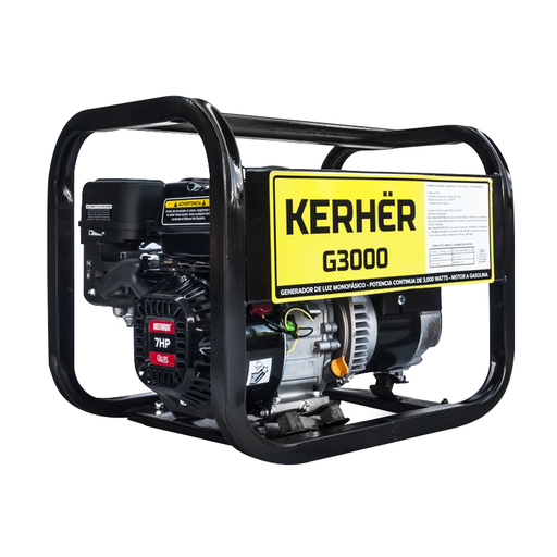 [KERGK3000] GENERADOR DE GASOLINA 3000W 7HP 110/220V ARRANQUE MANUAL