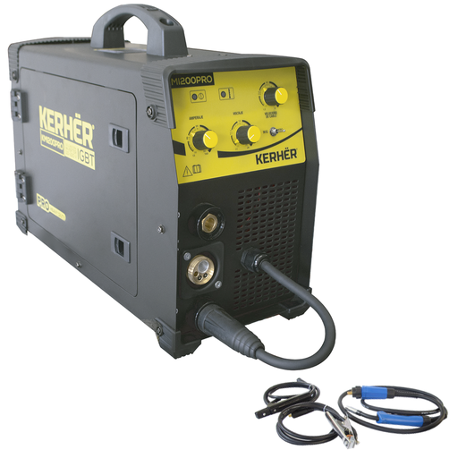 [KERKMI200PRO] INVERSOR MIG MMA 200 A 110/220V MULTIPROCESOS NEGRA