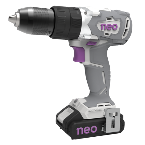 [NEOTP101320-K2] TALADRO3F(ROTOMARTILLO/ATORNILLADOR) 1/2" 20V (CARG/2BAT´S)