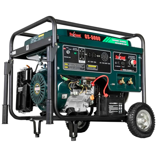 [OAKGS-5000] MOTOSOLDADORA 210A 5000W 16HP 3600RPM 4T 110-220V 60HZ 30L