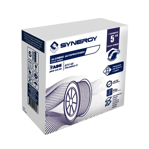 [SYN70S6-035R5] SOLDADURA MICROALAMBRE SOLIDO 70S6 0.035" ROLLO 5KG