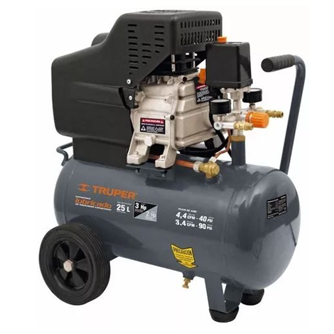 [TRUCOMP-25LT] COMPRESOR 3HP 25LTS 127V LUBRICADO (15006)