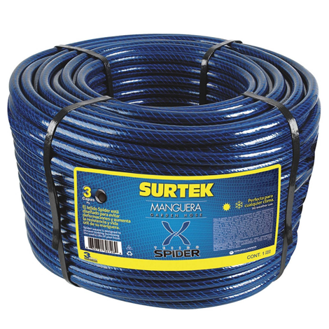 [SURM34S100] MANGUERA 3/4 TEJIDO SPIDER EN ROLLO 100M