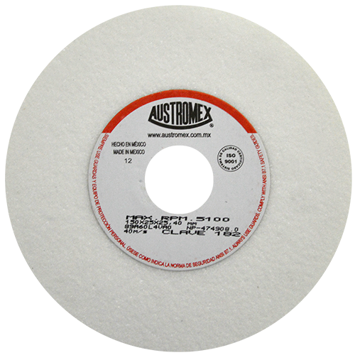 [AUS182] RUEDA PARA ESMERIL 6 X 1 X 1 G60 T1 BLANCA AFILADO Y RECT