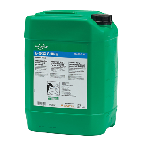 [WAL53G407] E-NOX SHINE LIQUIDO LIMPIADOR INOXIDABLE PORRON 20LT